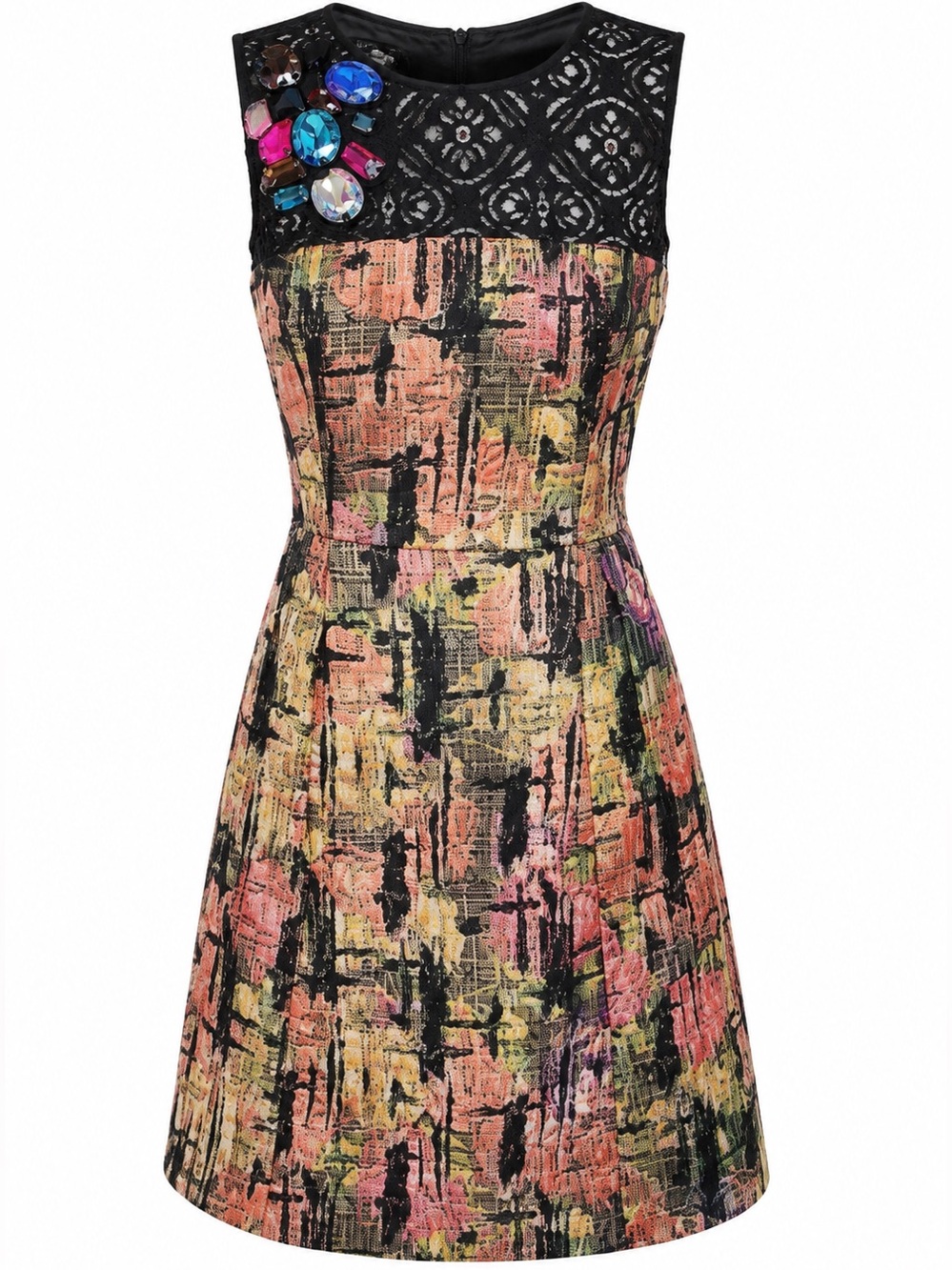 NWT! Nicole Miller Beaded Sheath Dress 2